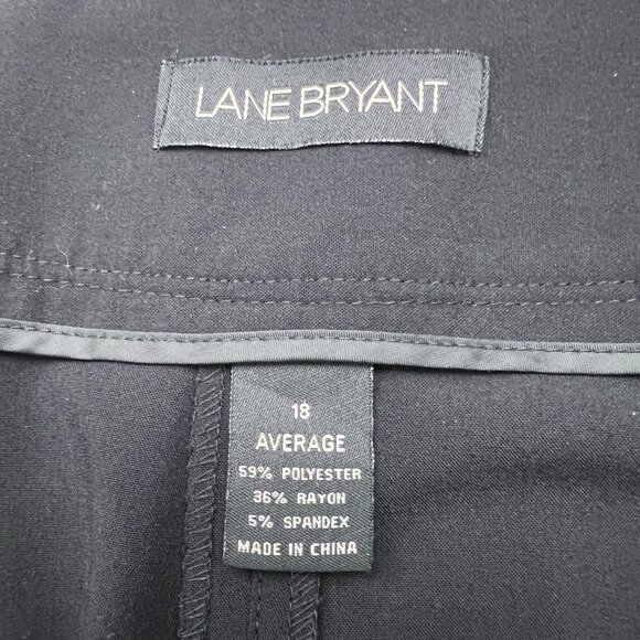 Lane Bryant Womens‎ Size 18 Black Maxi Skirt Pockets Career Stretch Rayon Blend - Picture 2 of 7